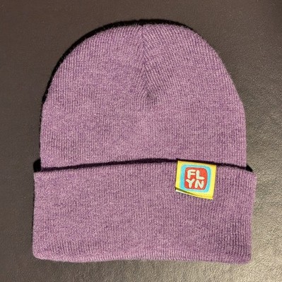 FLYN Pigeon Run on Dunkin Donuts Hat Knitted Beanie in Purple | eBay