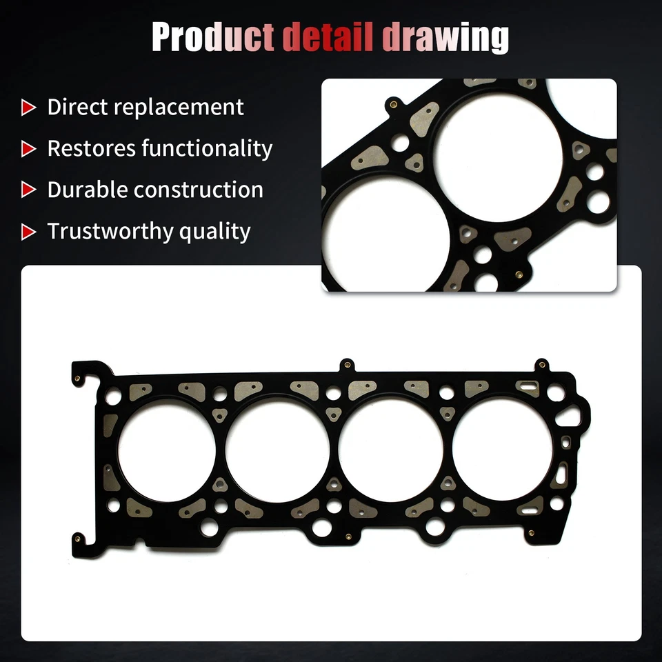 Juego de juntas de culata para Ford Mustang Crown Victoria Lincoln Town Car 4,6 L 1995-2000 Foto 3 de 4