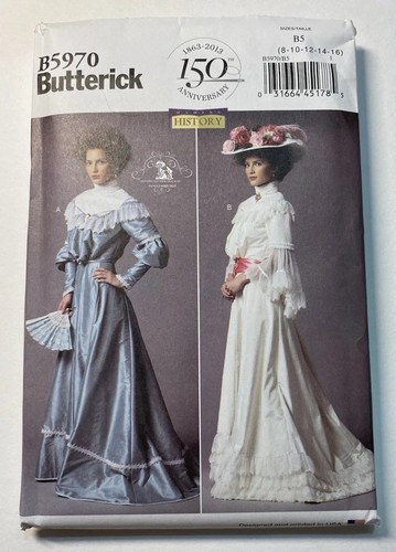 B5970 UNCUT ‘Butterick’ SEWING Pattern - ‘Edwardian / Victorian Top & Skirt’