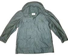 Vintage 1960s US Air Force Military Sateen OG 107 Men's COAT JACKET | SM - Reg