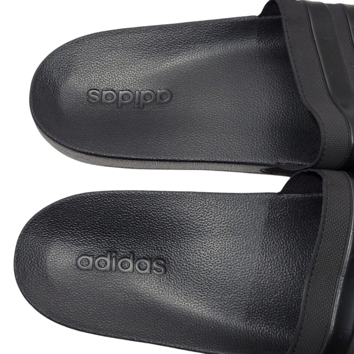 Adidas Adilette Slides Mens Size 18 Black 3 Stripe Shoes  display picture 2