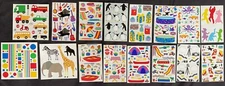 RARE - Big Pack Vintage MRS GROSSMANS Sticker Modules SET