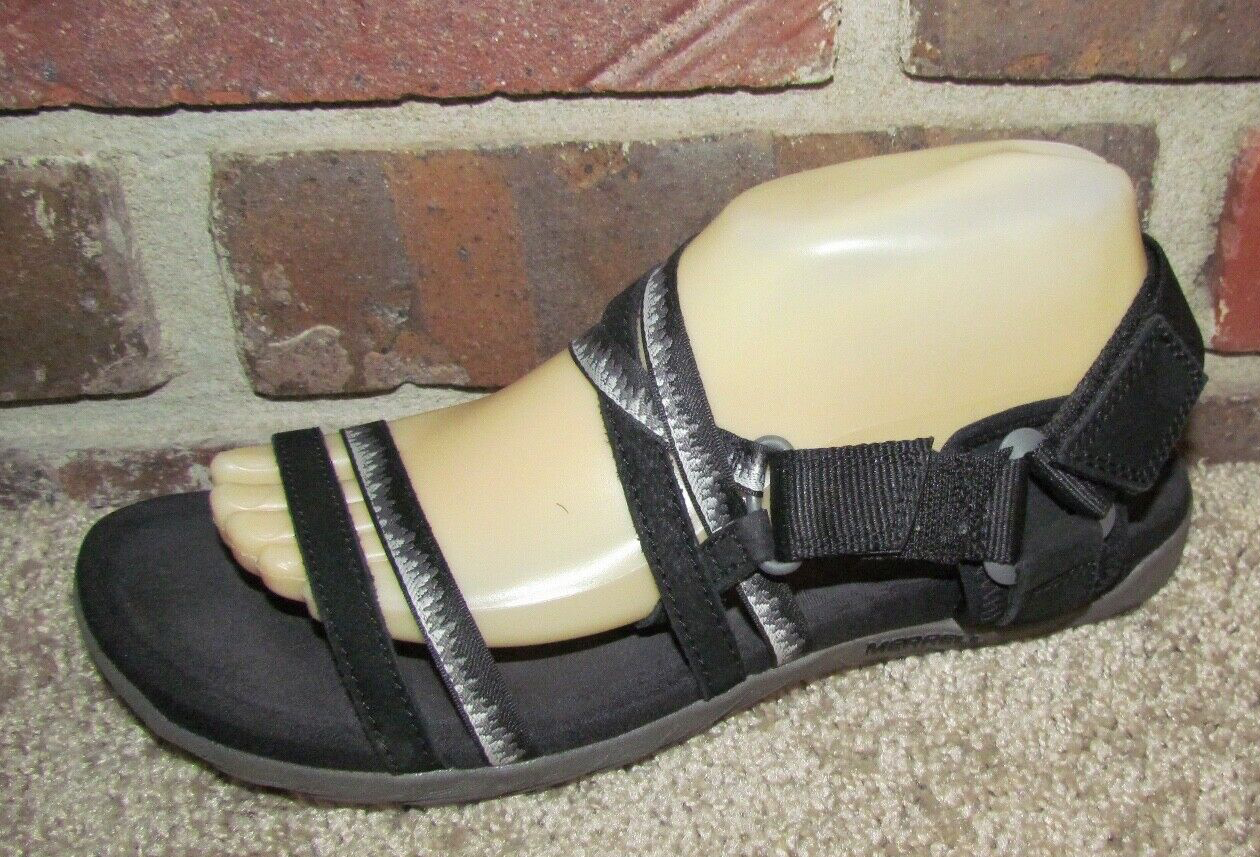 Sandali da donna neri Merrell taglia 9 Terran 3 cush reticolo J002712