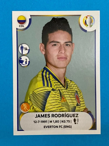 Figurine Panini Copa America 2021 COL20 James Rodriguez COLOMBIA