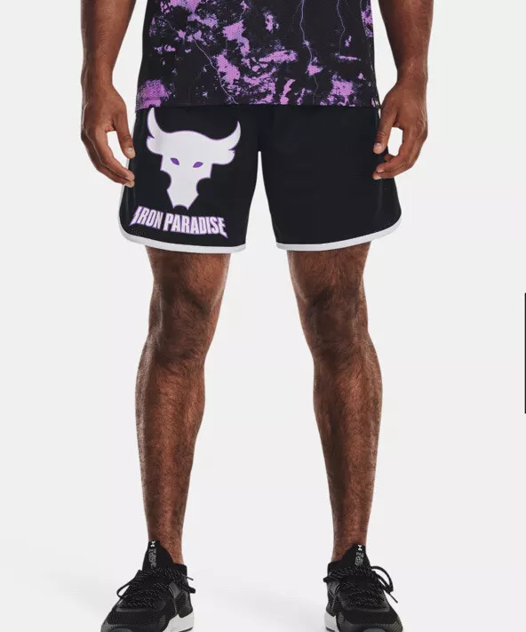 The rock top under armour shorts