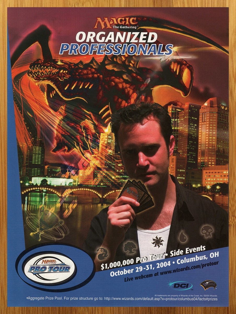 2004 Magic The Gathering Pro Tour Ohio Print Ad/Poster MTG CCG TCG
