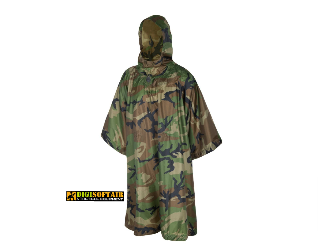 Poncho US Model Woodland helikon tex