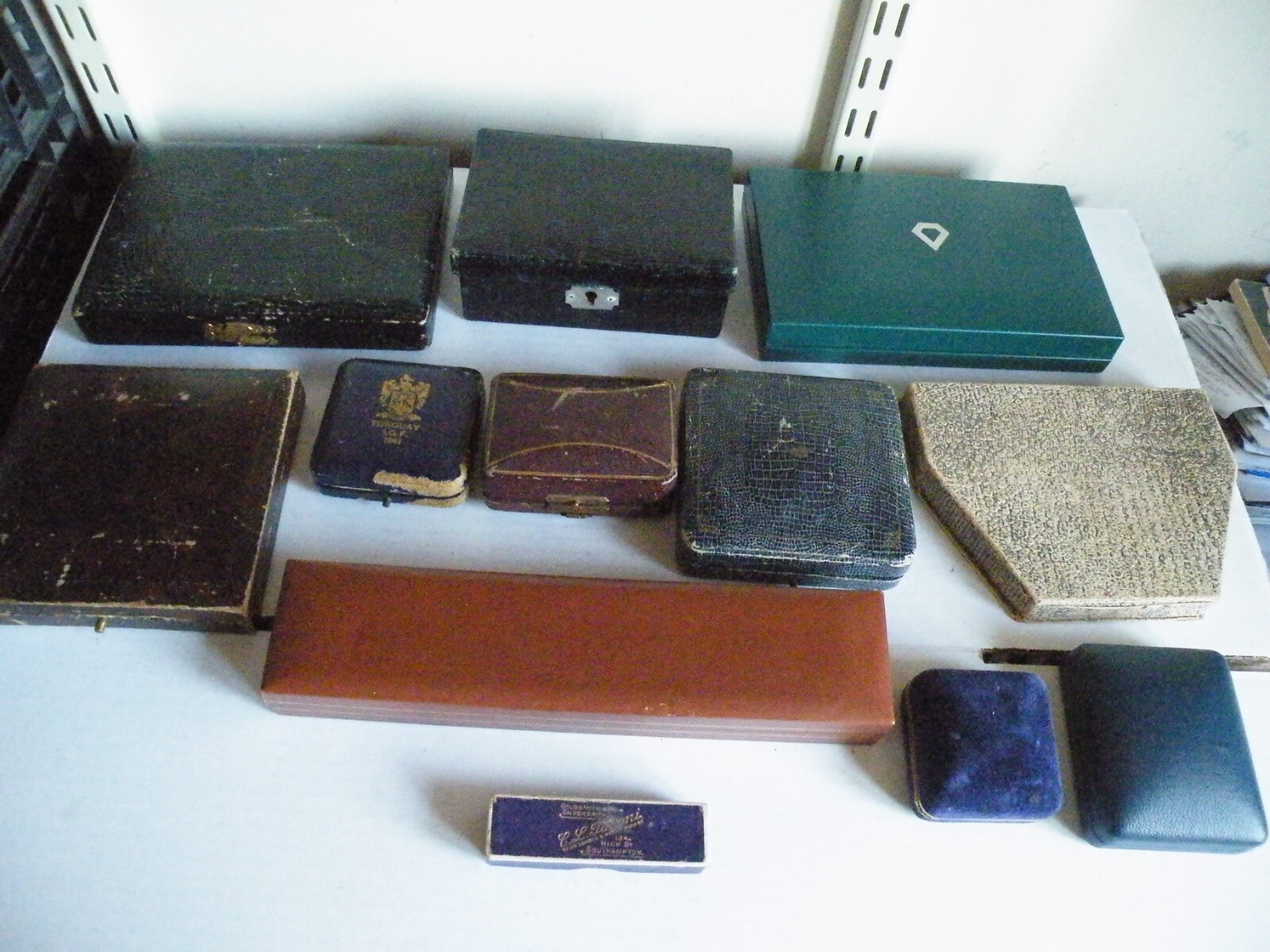 COLLECTION OF 12 VINTAGE JEWELLERY BOXES eBay
