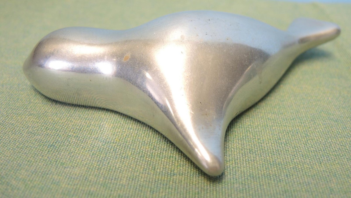 【 ホセルトン スカルプチャー】 カナダ製 アルミニウム 「ビーバー」 Two Vintage Cast Aluminum Hoselton Canada Sculptures - Beaver and