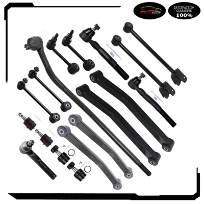 Front Control Arm Tie Rod End Links Steering Ball Joint For 07-17 Jeep Wrangler