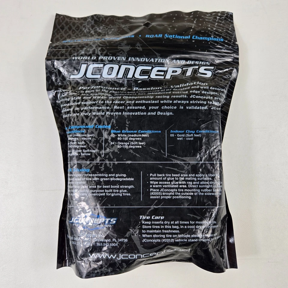 JConcepts B4.1 Inverse Rear Wheel Rims 12mm Hex White (4) Brand New NOS Sealed - Image 3 of 3