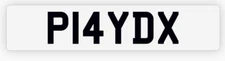 Private Number Plate - Played - P14YDX - DVLA Private Reg
