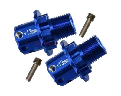 GPM Racing Alu Radmitnehmer Set blau +13mm GPMSLE010-13MMB SLEDGE, 