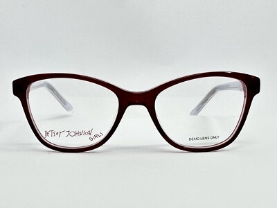 NEW Betsey Johnson BJG Kween PUR 47.16.130 Girl s Eyeglasses Frames