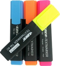 4 Textmarker Marker Leuchtmarken Laco 2-5 mm ...