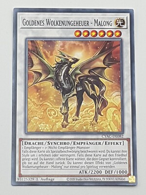 Yu-Gi-Oh! Einzelkarte Goldenes Wolkenungeheuer - Malong NM