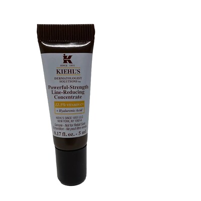 Kiehl s Powerful Strength Line Reducing Concentrate .17 fl oz 5 ml Travel Size