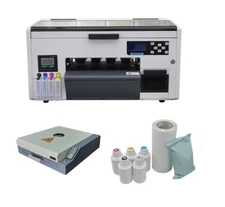 A3 Dtf Printer With DTF Oven and 1 set ink ,1 roll film,1kg powder