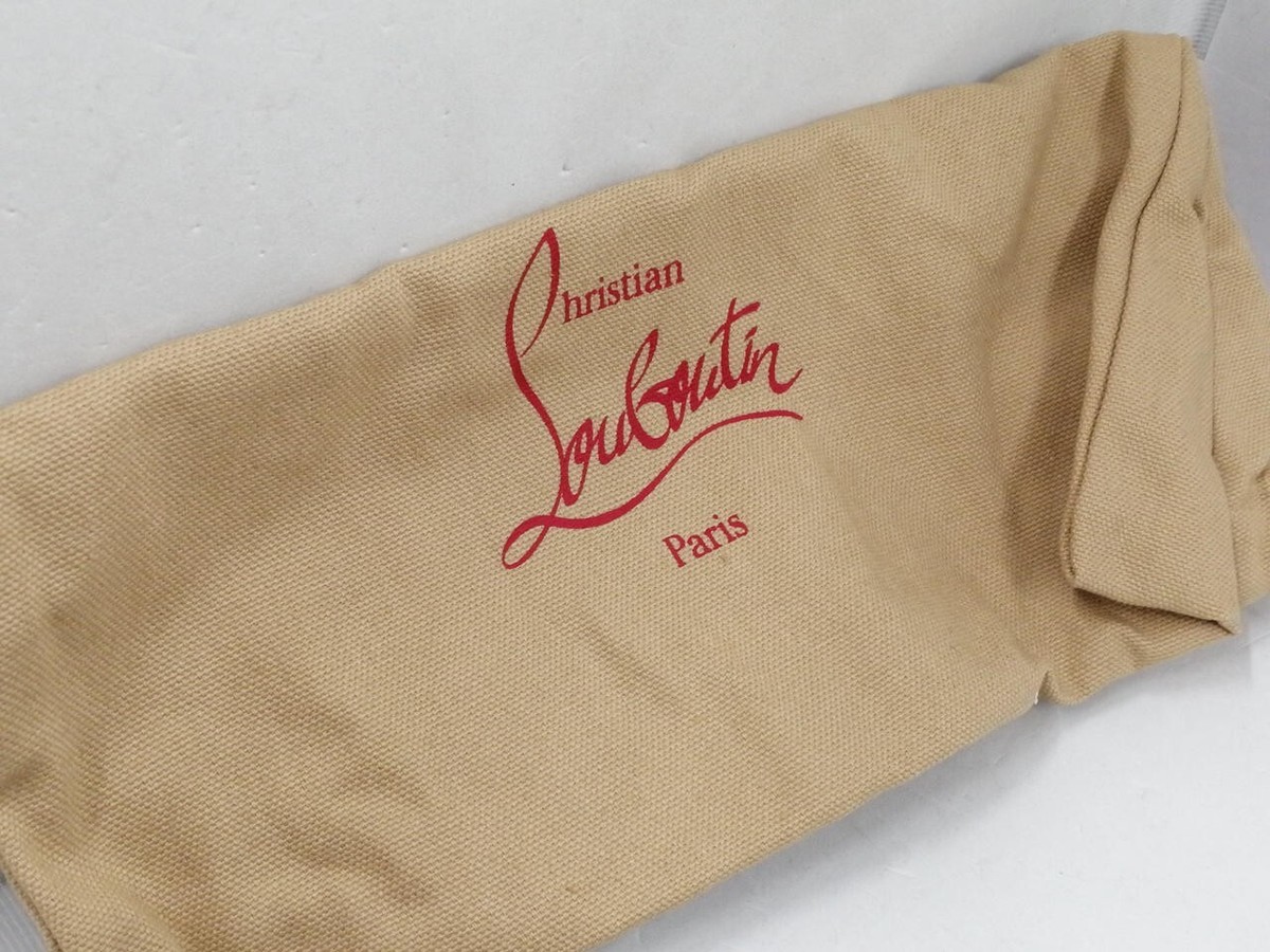 Christian Louboutin 12507149002 関税送料込 Christian Louboutin Shoulder Bag Sacoche Pochette Black Red