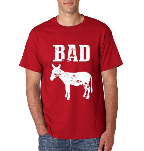 Camiseta BAD ASS Divertida Burro Animal Universidad Frat Humor Derechos de los Animales S-6XL Camiseta - Imagen 12 de 14