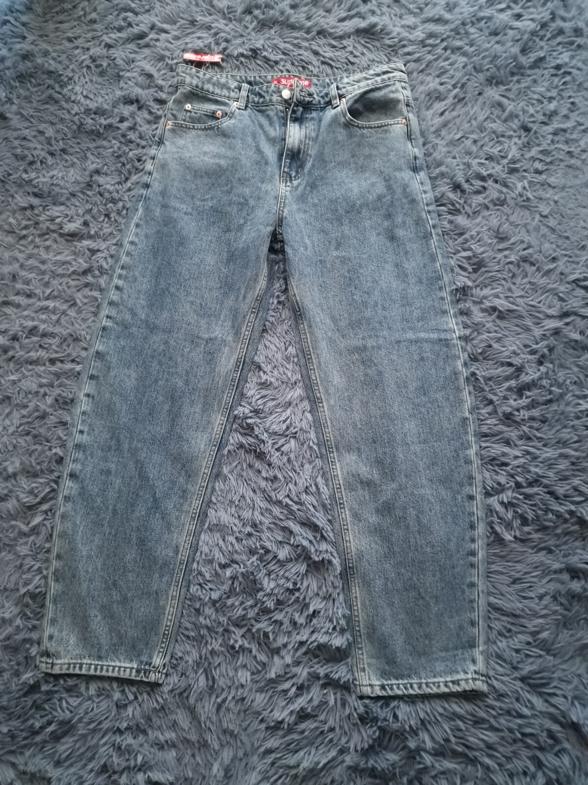 Supreme Baggy Jean (FW23) Washed Indigo