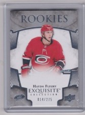 17-18 2017-18 UPPER DECK EXQUISITE HAYDN FLEURY ROOKIE /275 R-19 HURRICANES