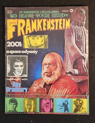CASTLE OF FRANKENSTEIN #13 (Gothic Castle Publishing 1969) F Planet Of The Apes