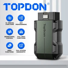 2025 TOPDON Topscan PRO Wireless OBD2 Scanner Code Reader Key Coding Diagnostic