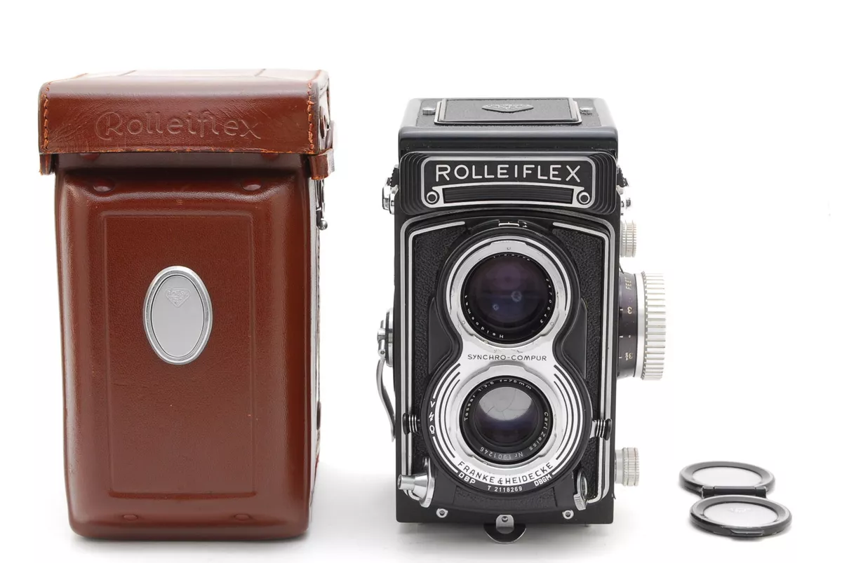 【N MINT】 Rolleiflex Rollei T TLR Camera Zeiss Tessar 75mm f3.5 Lens From JAPAN