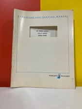 HP 06448-90001 DC Power Supply SCR-1P Model 6448B Operating & Service Manual