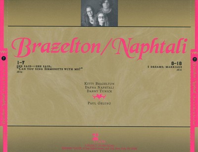DAFNA NAPHTALI/KITTY BRAZELTON - WHAT IS IT LIKE TO BE A BAT NEW CD