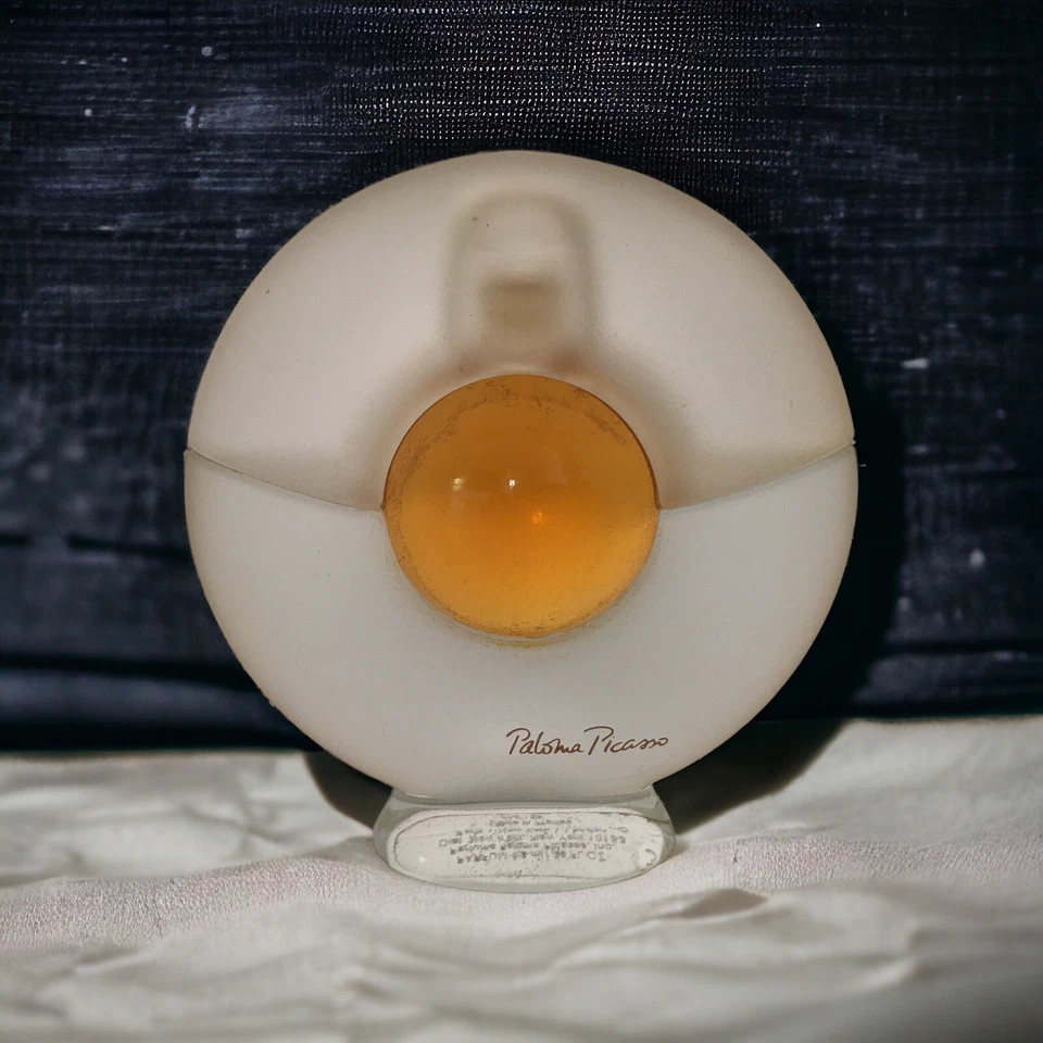 Paloma Picasso Parfum .25 fl oz Womens Perfume Original Vtg White Glass Free S&H - Image 3 of 4