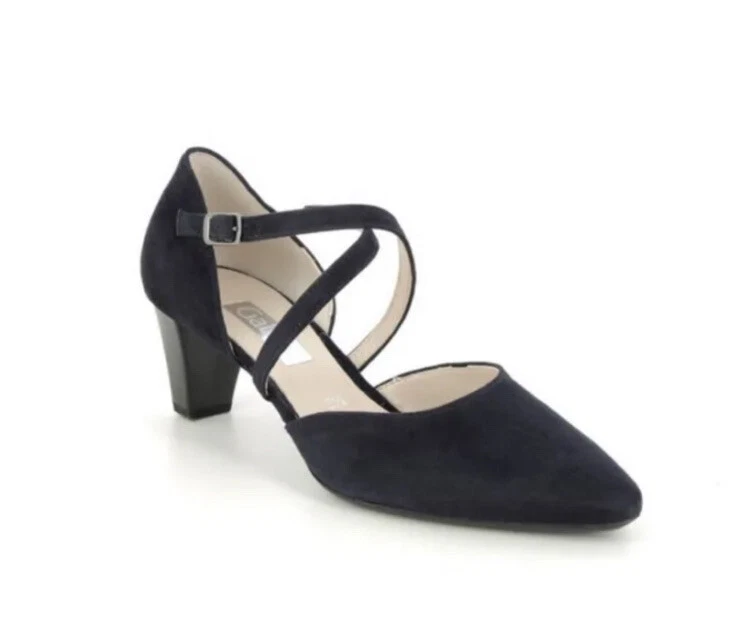 Gabor navy clearance suede shoes