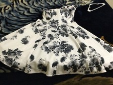 women evening  party Be . smart white & gray dress size 1/2
