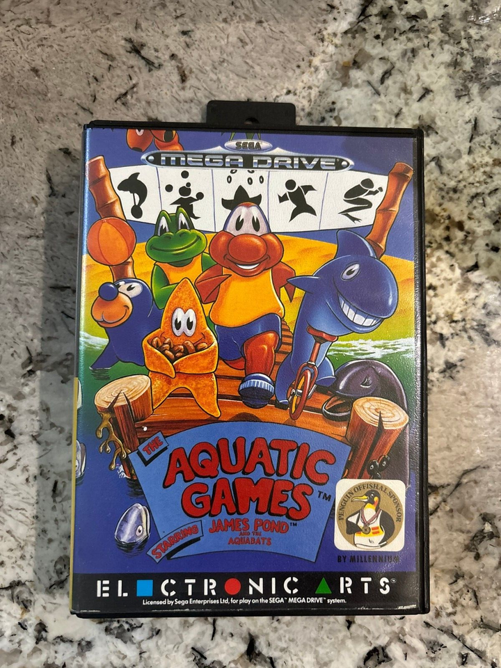 Test du jeu vidéo The Aquatic Games sur Megadrive • Emu Nova