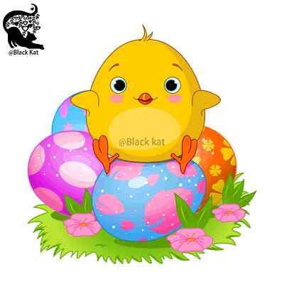 Easter Chick on Easter Eggs Metal Cutting Dies Scrapbooking Card Making Craft