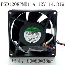 SUNON PSD1208PMB1-A 8038 DC12V 14.81W 8CM 4-Wire PWM Server Cooling Fan