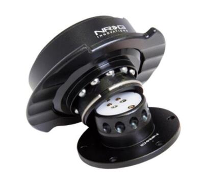 値下げ　NRG クイックリリース　SRK-250BK 中古　送料込み Nrg Innovations Gen 2.5 Black Steering Wheel Quick Release Kit Srk