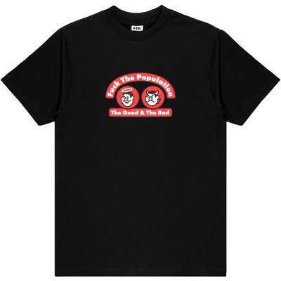 IN HAND - FTP FUCKTHEPOPULATION - The Good & The Bad Tee T-Shirt