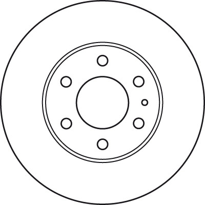 2Er Set Bremsscheiben TRW Automotive DF4987S Iveco 2996131 42558752 504121605-image