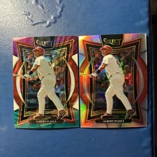 2025 Panini Select - Concourse Albert Pujols #86 Tri-Color Prizm + Silver