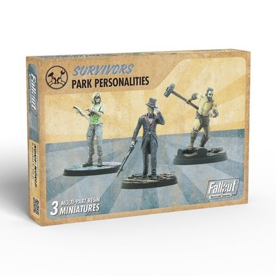Modiphius Fallout Wasteland Warfare Survivors Park Personalities 3 Miniatures