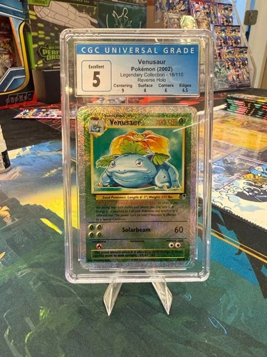 Venusaur 18/110 Legendary Collection Reverse Holo CGC 5🔥