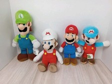 Super Mario Brothers Plush Doll Lot 3 Mario 1 Luigi Toys