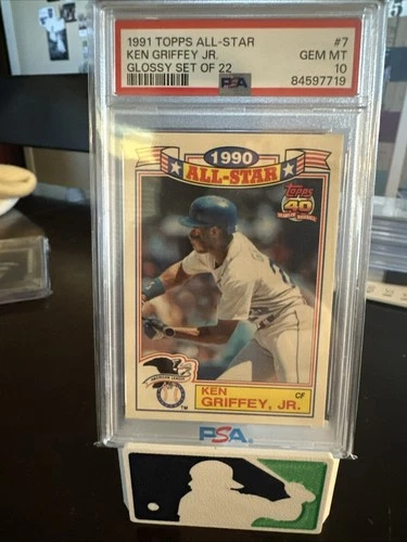 Ken Griffey Jr 1991 Topps All-Star Glossy Set Of 22 #7 Mariners - PSA 10
