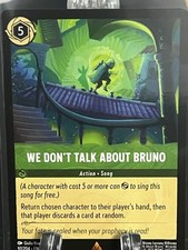 We Don't Talk About Bruno Disney Lorcana Ursulas Return RARE 97/204