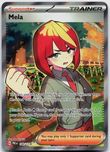 Mela 140/131 SV: Prismatic Evolutions POKEMON TCG Ultra Rare