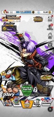 Dragonball Legends Fresh Account 90,000 Cc & All New Units!!