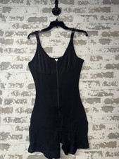 NEW Zip Front Faja Bodysuit Shapewear - Black Size XL