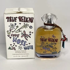 LOVE HOPE DENIM By True Religion 3.4oz 100ml EDP Spray for Women - NEW TSTER